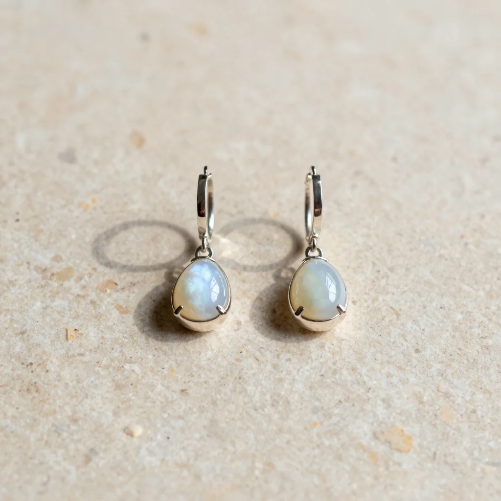 Moonwell Gemstone Hoops